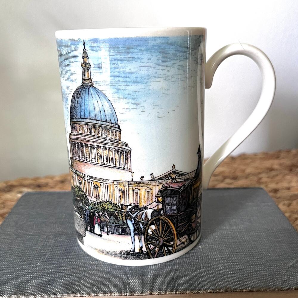 Historic London Stoneware Coffee Mug by Dunoon Scotland St. Paul's Cathedral